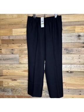 Alfred Dunner Pants Women’s 14P NWT Comfort Stretch Pull On Polished Casual Soft